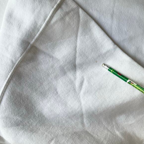 erzees Women’s Long Sleeve Screw Neck Thick Sweatshirt size L, White, Reno - Picture 8 of 8